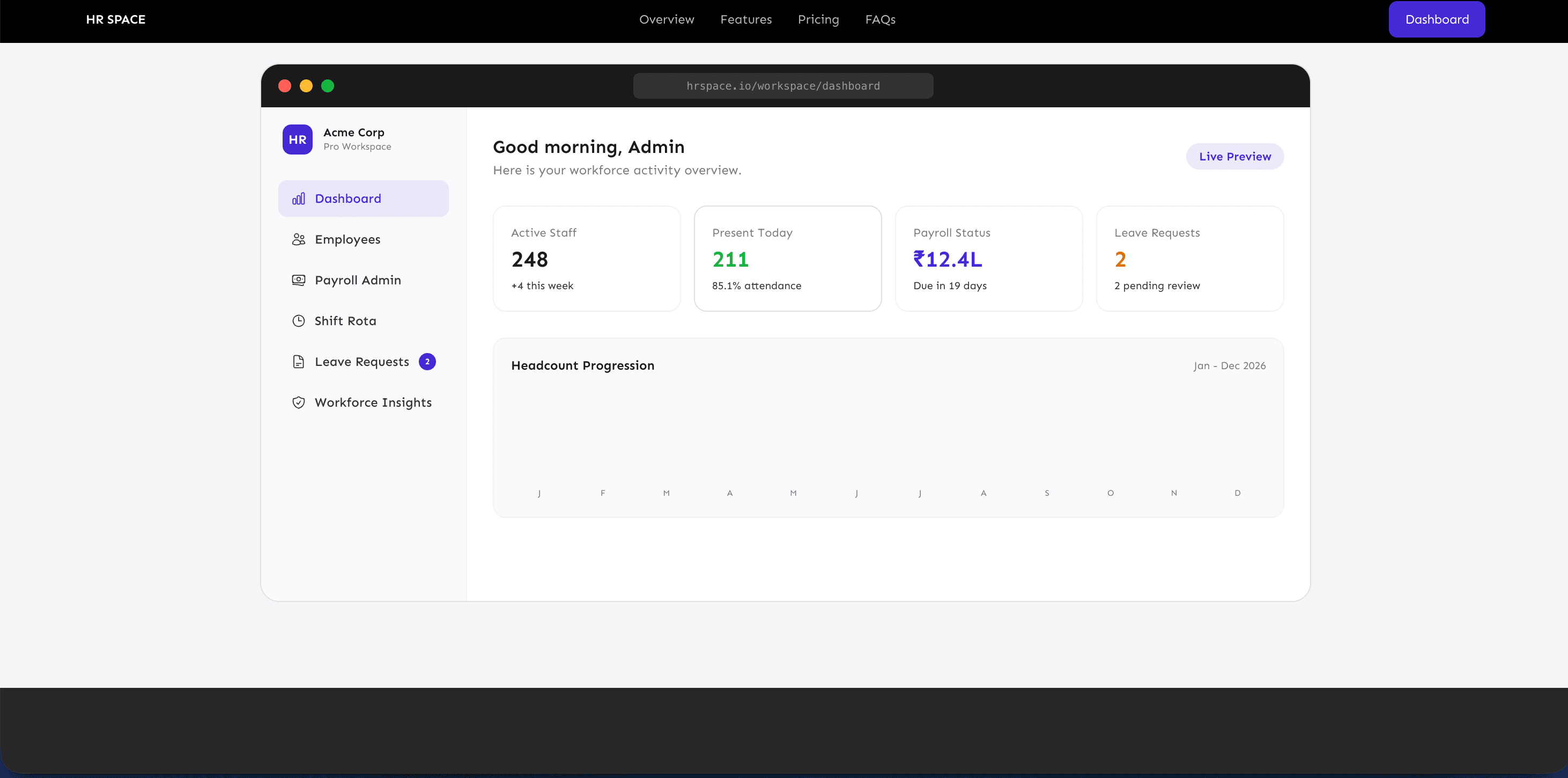 HRMS SaaS Platform